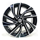 Roda Esportivas Vw Gol Up Voyage Aro 15 jogo K72 Bicos Cor Preto Com Diamantado