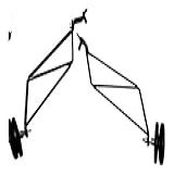 Roda Lateral Bicicleta Adulto Aro 26 Reforçada Até 100kg 