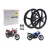Roda Liga Leve Factor 150 Fazer 150 6p Preta Disco Par
