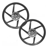 Roda Liga Leve Honda Titan 150 2004 13 6p Preta Disco Scud