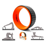Roda Magic Anel Para Pilates E Ioga Texturizado Alaranjado