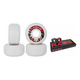 Roda Moska 52 Mm Skate Rolamento Red Bones
