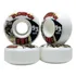 Roda Moska Rock 53mm 53d Branca   Jogo 4 Rodas  