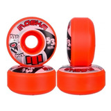 Roda Moska Skate 53mm 53d Rock Laranja Street Original