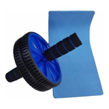 Roda P Abdominal Fitness Com Espuma Abs Tapete