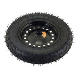 Roda Para Carrinho De Mão Pneu E Câmara 3 25 X8 Eixo 25mm