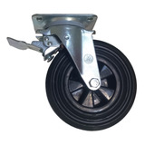 Roda Para Lixeira Contentor Container 6 Fixo E 6 Giratorio