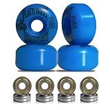 Roda Para Skate Black Sheep 51mm Azul Dureza 90a Com Rolamentos ABEC 5