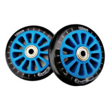 Roda Patinete 100mm Patins 2 Unidades Creme Com Rolamentos