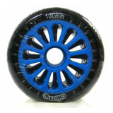 Roda Patinete Roller Inline Creme 100mm Preto Par