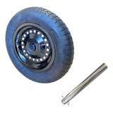 Roda Pneu Câmara Carriola 3 25x8 Eixo 1 Polegada Completo