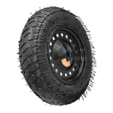 Roda Pneumática Completa 3 25x8 Furo 3 4 Carrinho De Mão