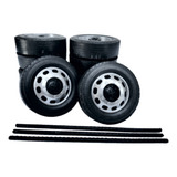 Roda Pneus C Eixo Para Miniatura Caminhão Cavalo Truck 1 14