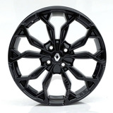 Roda Renault Aro 15 Sandero Rs Clio Logan M16 Jogo Bicos Cor Black Piano