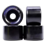 Roda Revenge 65mm 78a Preta Cruiser Longboard Skate