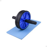 Roda Rolo Exercício Abdominal Desmontável Tapete Gratis