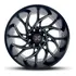 Roda Runner 22x10 8x165,1 -25mm Preto Fosco Com Fresado