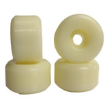 Roda Skate 53mm 100a Branca Conica Importada