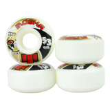 Roda Skate Moska 53mm Dureza 53d Rock Rodinha Dura E Veloz 101a