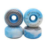Roda Skate Spitfire 51mm 99a Classics White blue