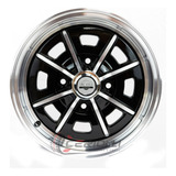 Roda Sprintstar Aro 15 Duas Talas 4 Furos 4x130 Jogo Cor Preto Diamantado 4x130