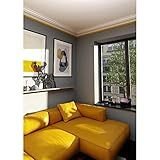 Roda Teto Perfil De Poliestireno Up237 Homestar Branca