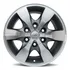 Roda Toyota Hilux R32 Aro 16 6x139 (1 Unid) + Bico Cor Grafite Diamantado
