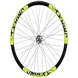 Roda Traseira 26 Vzan Vmaxx LT Disco Cubo Freio Disco 36F Catraca De Roda Livre Preto Amarelo