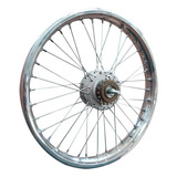 Roda Traseira Aro 17 Mobilete Bikelete C eixo E Rolamentos
