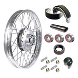 Roda Traseira Completa Honda Cg 125 Fan 2009 2010 2011 12 13