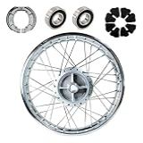 Roda Traseira Completa Titan 150 160 Fan 150 160 Lona Bucha Rolamento Montada E Alinhada Com Raio 4mm