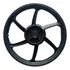 Roda Traseira Liga Leve Crypton 115 Preta 6 Palitos