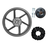 Roda Traseira Liga Leve Honda Fan 125 2011 Freio A Tambor