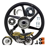 Roda Traseira Liga Leve Tambor Cg 125 Fan Titan 2000 S camar
