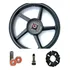 Roda Traseira Ybr Factor Fazer 125 150   Rolamentos   Bico