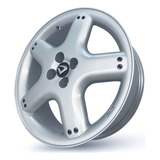 Roda Tsi 96 18 Gol Voyage Saveiro Santana Cor Prata Brilhante