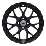 Roda Tsw Nurburgring 15 4x100 Preto Semibrilho Vw gm hyundai