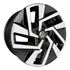 Roda Vw T-cross Aro 16 Preto D. 5x100 S25 (jogo) + Bicos