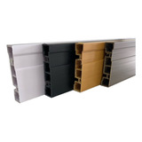Rodapé Alizar De Pvc 7cm 14m Kit 7 Barras De 2m