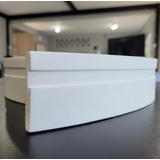 Rodapé Autocolante Eva Branco Frisado 5cm Larg X 5mm X 10 Mt