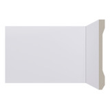 Rodape Poliestireno 15cm Lev151 Liso Santa Luzia Branco 2m
