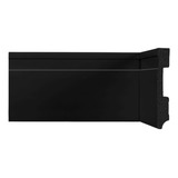 Rodape Poliestireno Frisado 10cm Preto Px 6749 2 Metros