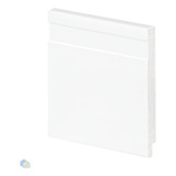 Rodapé Poliestireno Puro 15cm Barra 2 Metros Arquitec Branco