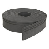 Rodapé Roda Meio Flexível Autocolante 7cm 5 Mts Eva Cinza