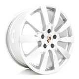 Rodas 20 Porsche Cayenne 2008 5x130 Sem Detalhes Cor Prateado