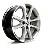 Rodas Aro 13 Gol Power Kr R10 4x100 (unidade) Cor Grafite Diamantado