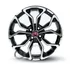 Rodas Aro 14 Fiat 4x98 Palio Strada Siena M16 / 4 Rodas Cor Preto Diamante 4x98