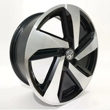 Rodas Brw Polo Gts Aro 17x7 5x100 jogo Bicos Cor Preto Diamantado