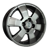 Rodas Chevrolet Montana Sport Aro 15 4x100 jogo Bicos Cor Grafite Fosco
