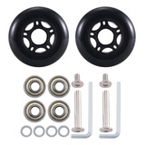 Rodas De Reposição De Mala De Bagagem De 75 Mm X 24 Mm, Pu G